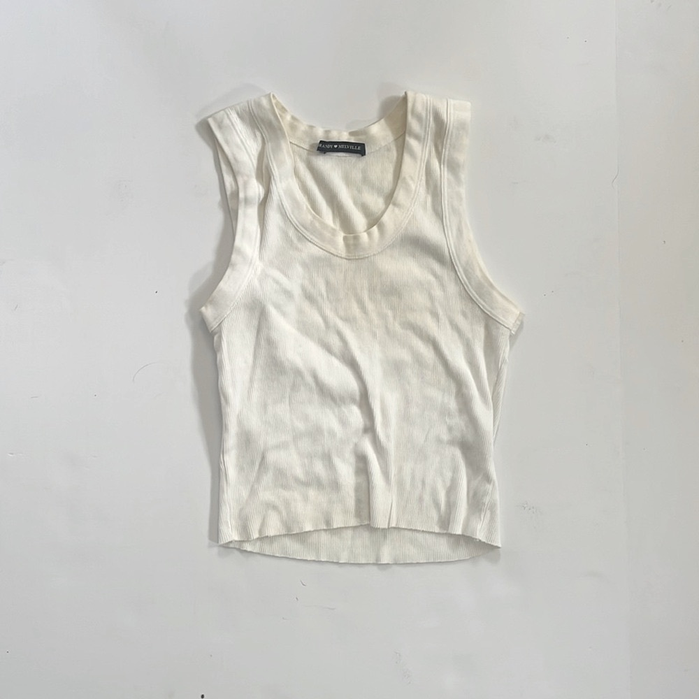Brandy Melville white tank top